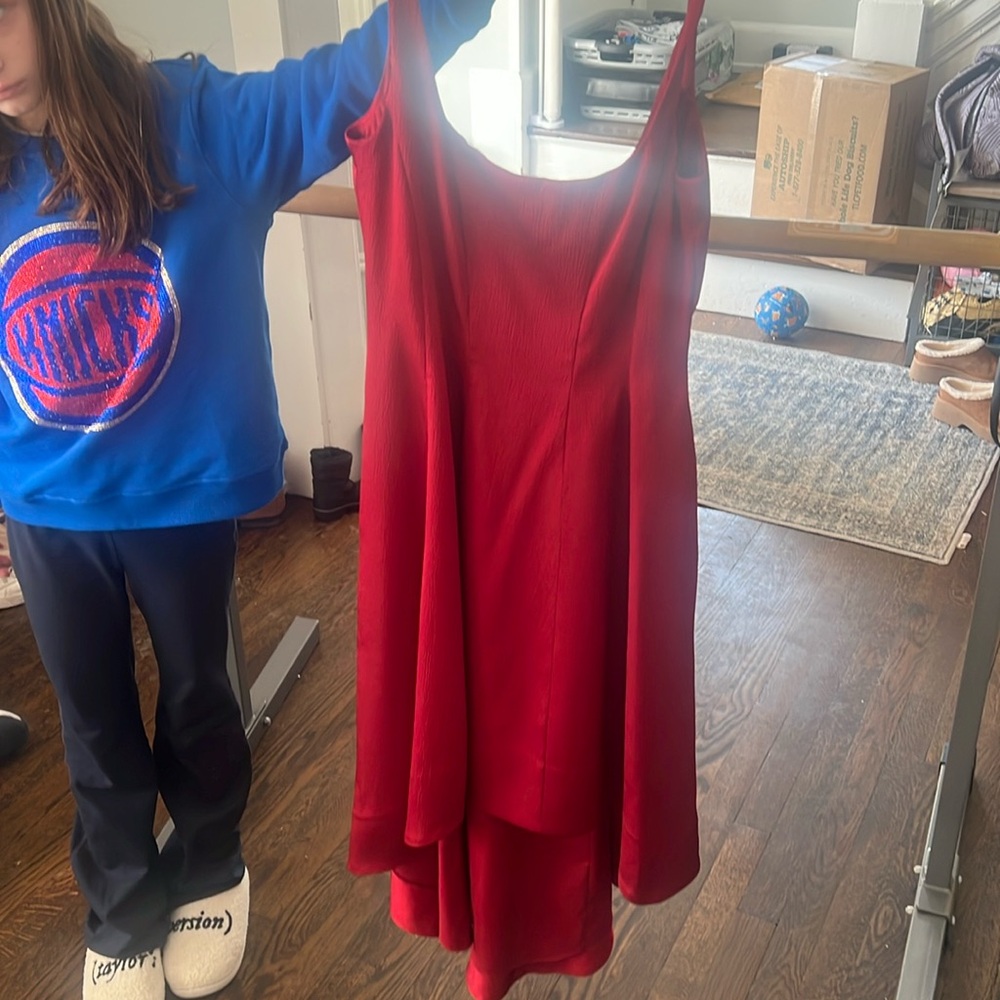 Aidan Mattox Size 2 Red Dress